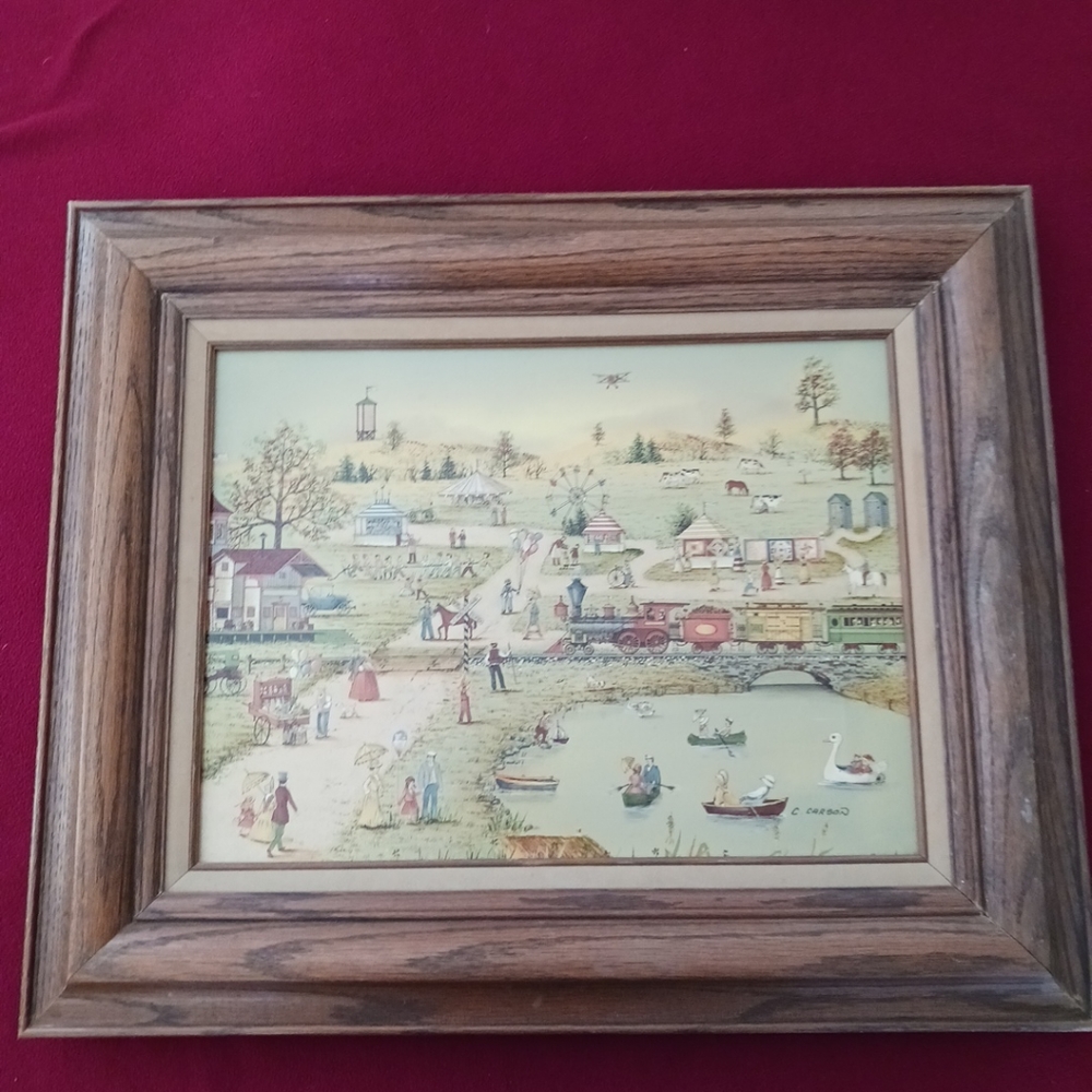 Vintage C Carson Canvas Print